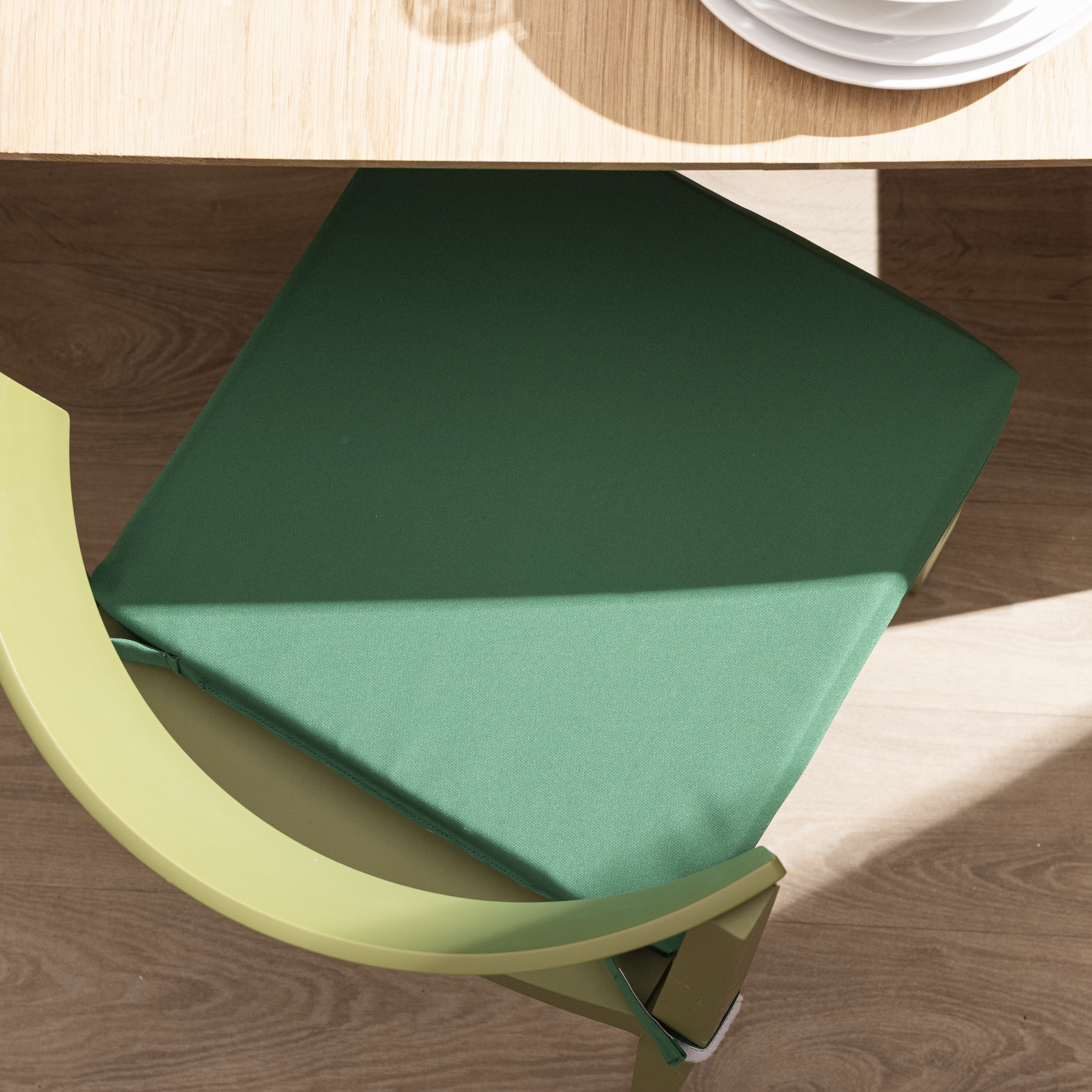 Coussin de chaise New joy, vert, l.40 x L.40 cm INSPIRE - 7