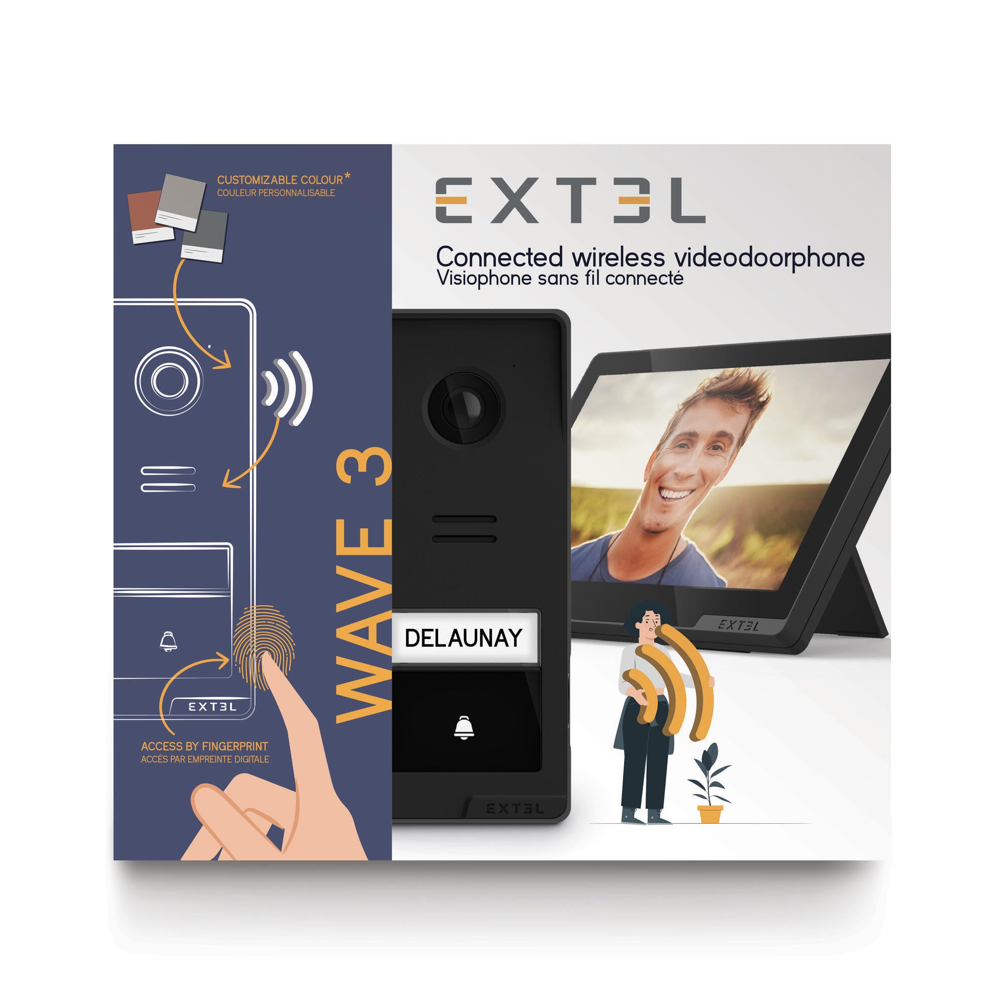 Visiophone sans fil à empreinte - EXTEL - 16