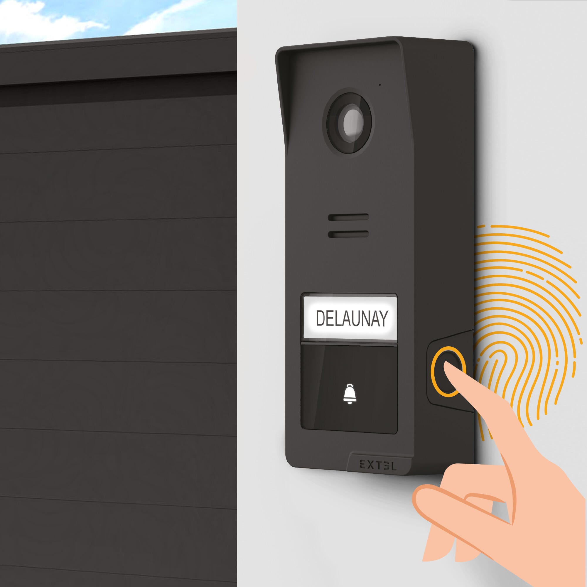 Visiophone sans fil à empreinte - EXTEL - 4