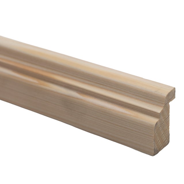 MOLDURA REMATE MADERA ABETO NATURAL 2400 X 33 X 23 MM