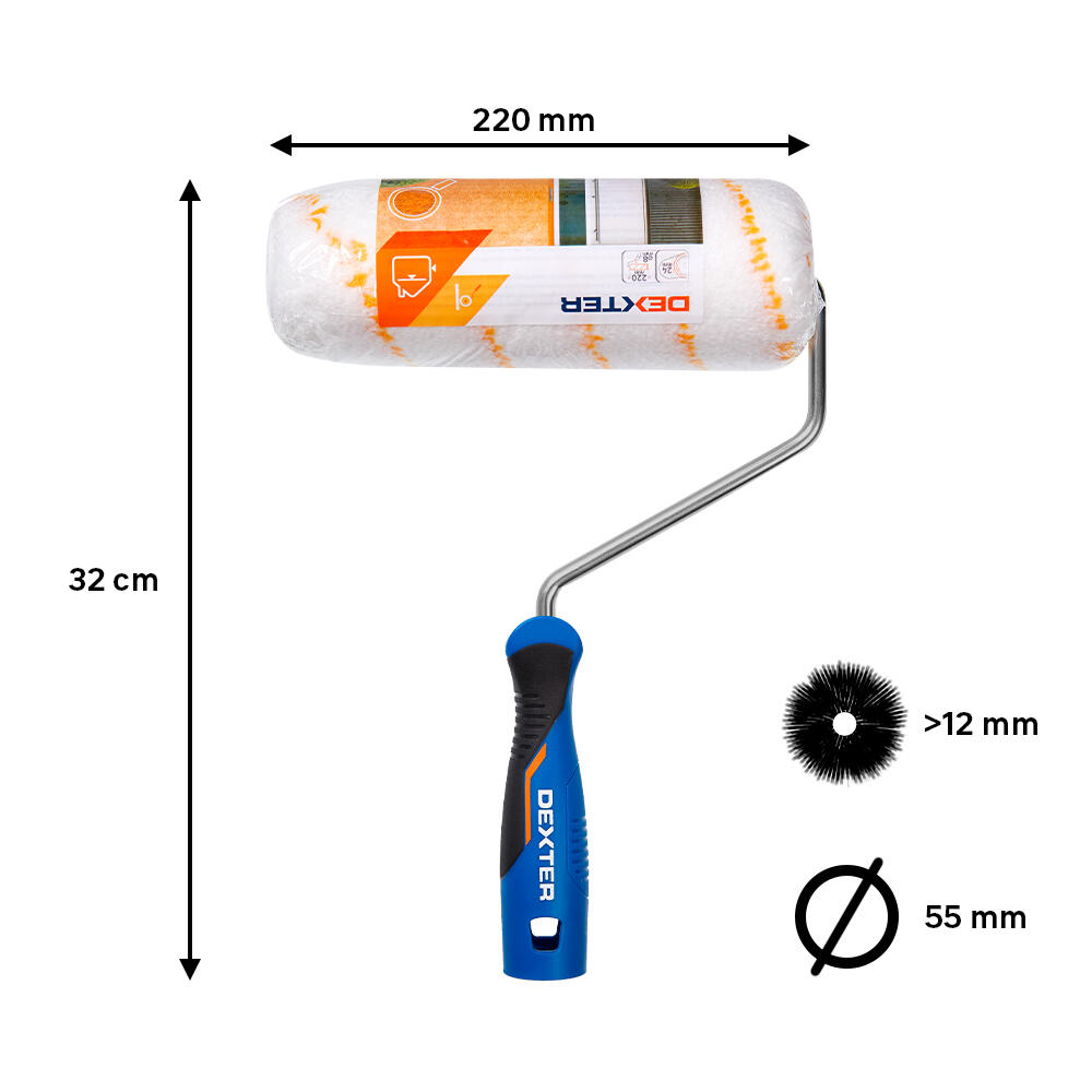 Rolo DEXTER universal fachadas 22cm - 3