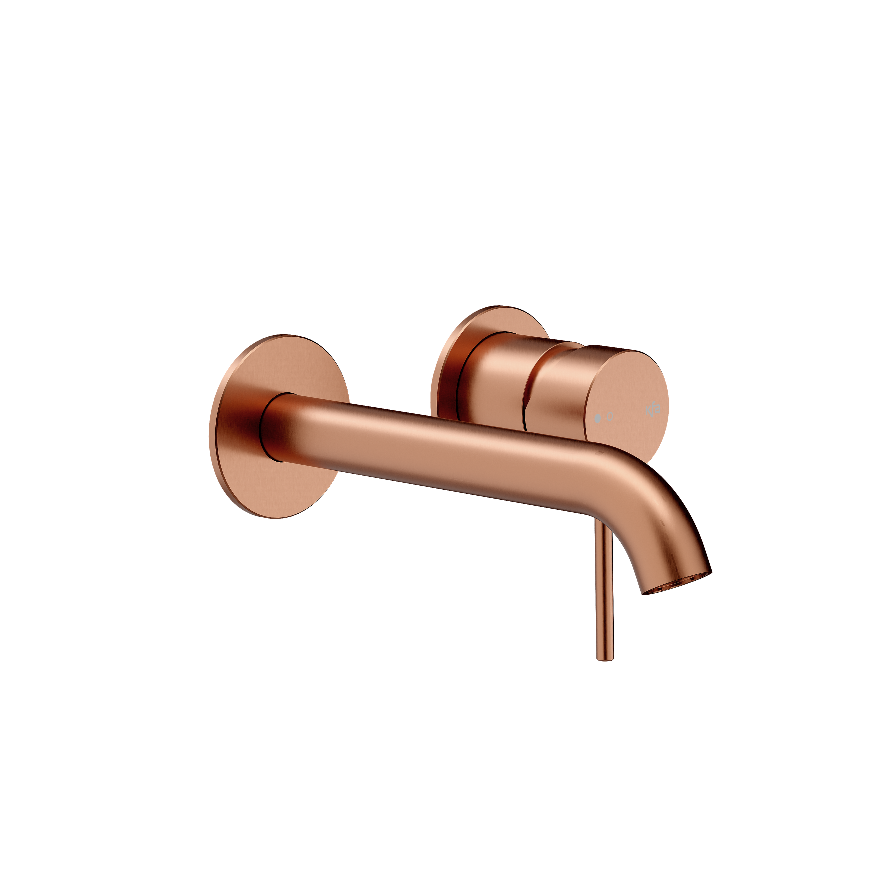 Bateria umywalkowa podtynkowa ścienna Flint miedziany Armatura Kraków