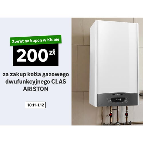 Kocioł gazowy Ariston - zwrot na Kupon