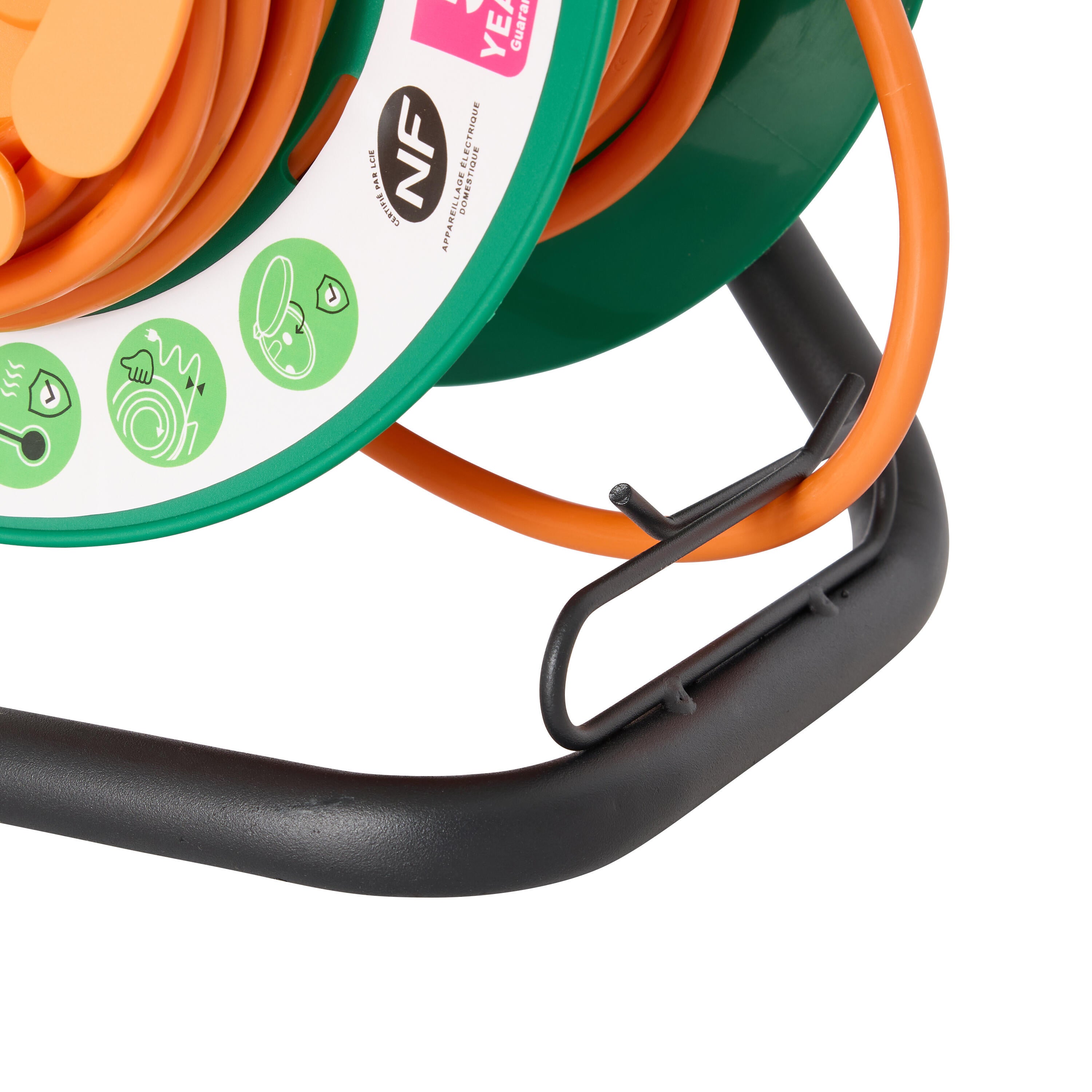 Enrolador LEXMAN exterior IP44 1 tomada 3g1,5 H05-VVF 40metros laranja - 4