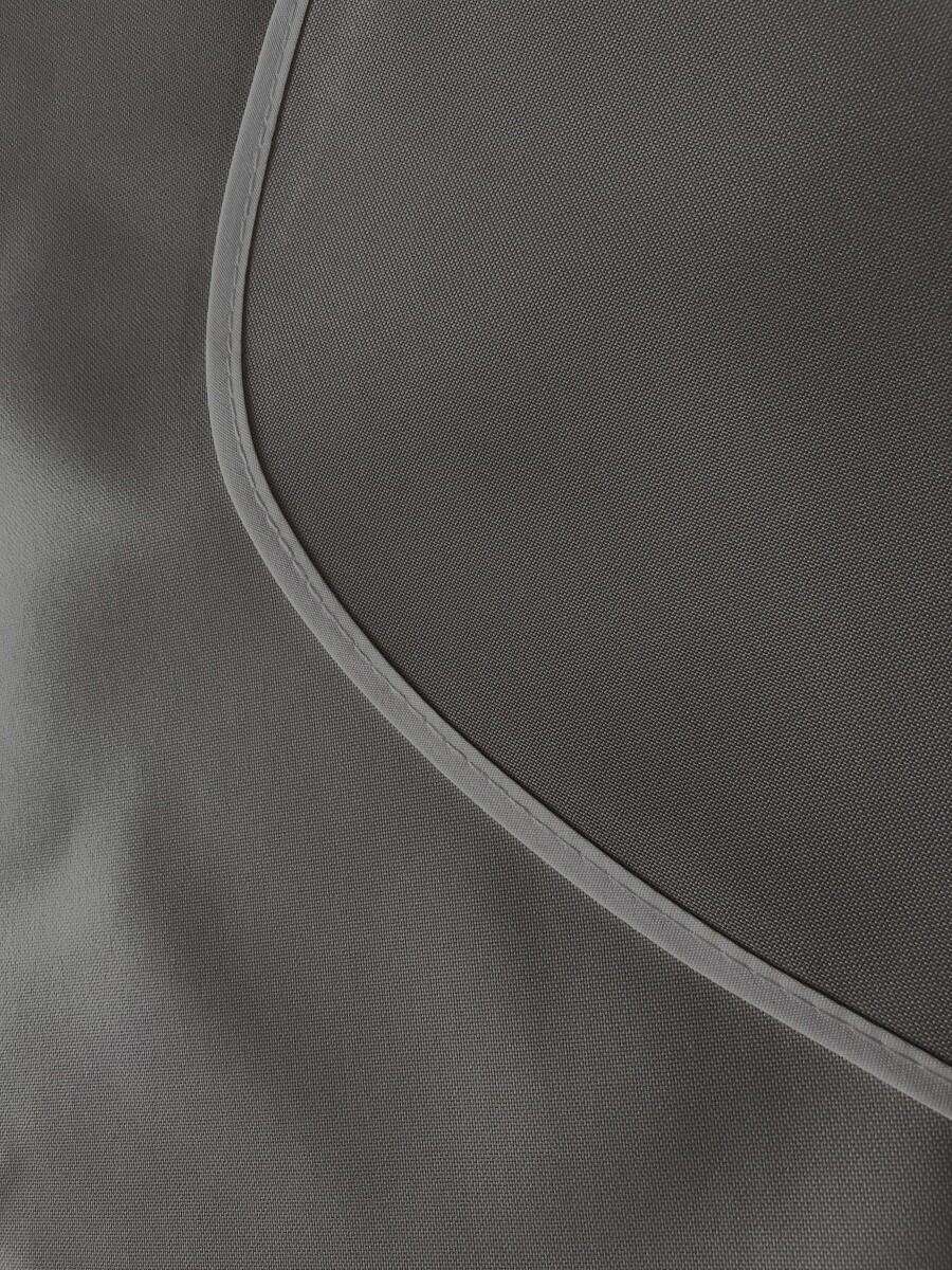 Nappe enduite rectangulaire l.110 x L.140 cm, polyester antitâche gris Nappe - 5