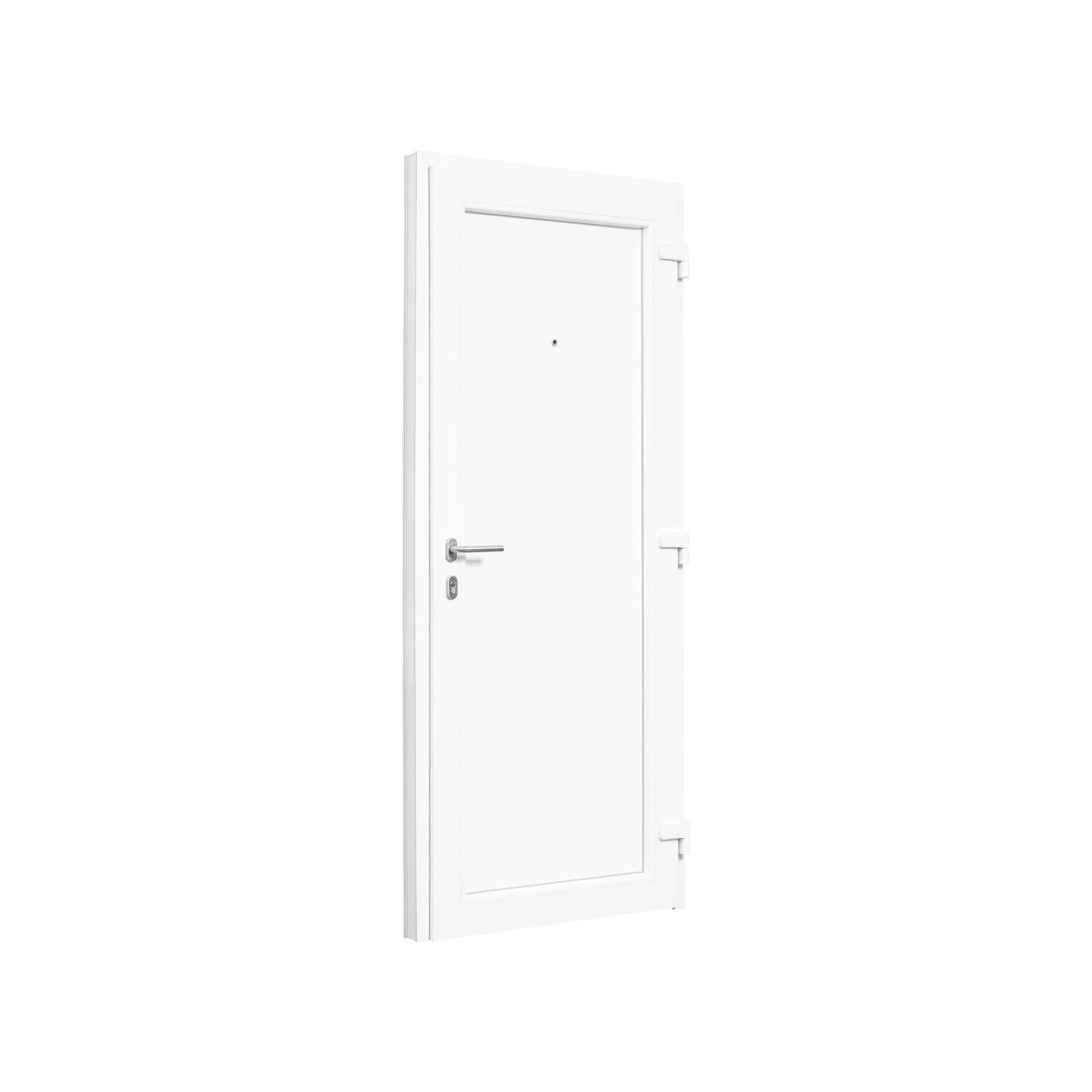PUERTA ENTRADA PVC BLANCO 90 CM IZQUIERDA - 3