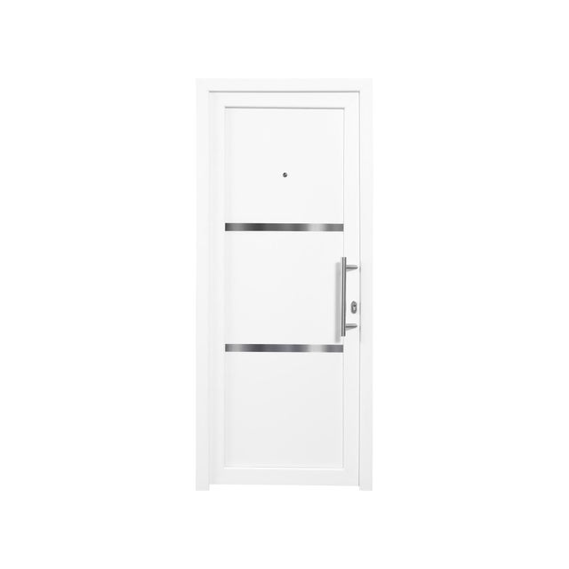 PUERTA ENTRADA PVC BLANCO 90 CM IZQUIERDA