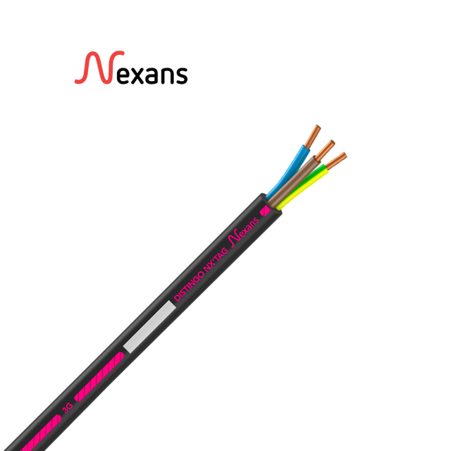 Cable électrique U-1000 R2V 3G 2,5 mm² 100 m - NEXANS