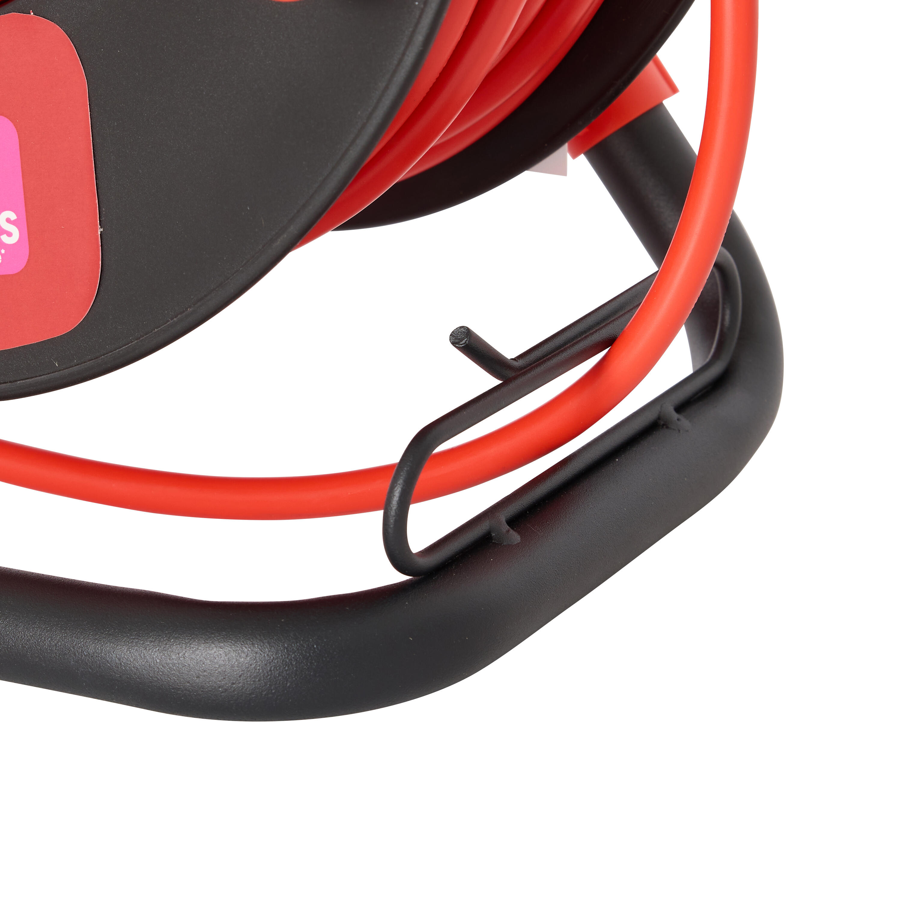 Enrolador LEXMAN 3 tomadas + 2 USB (A+C) 3g1,5 H05-VVF 15metros vemelho/preto - 4