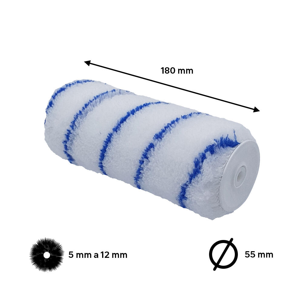 Recarga rolo PAREDES E TETOS LISOS 18CM - 2