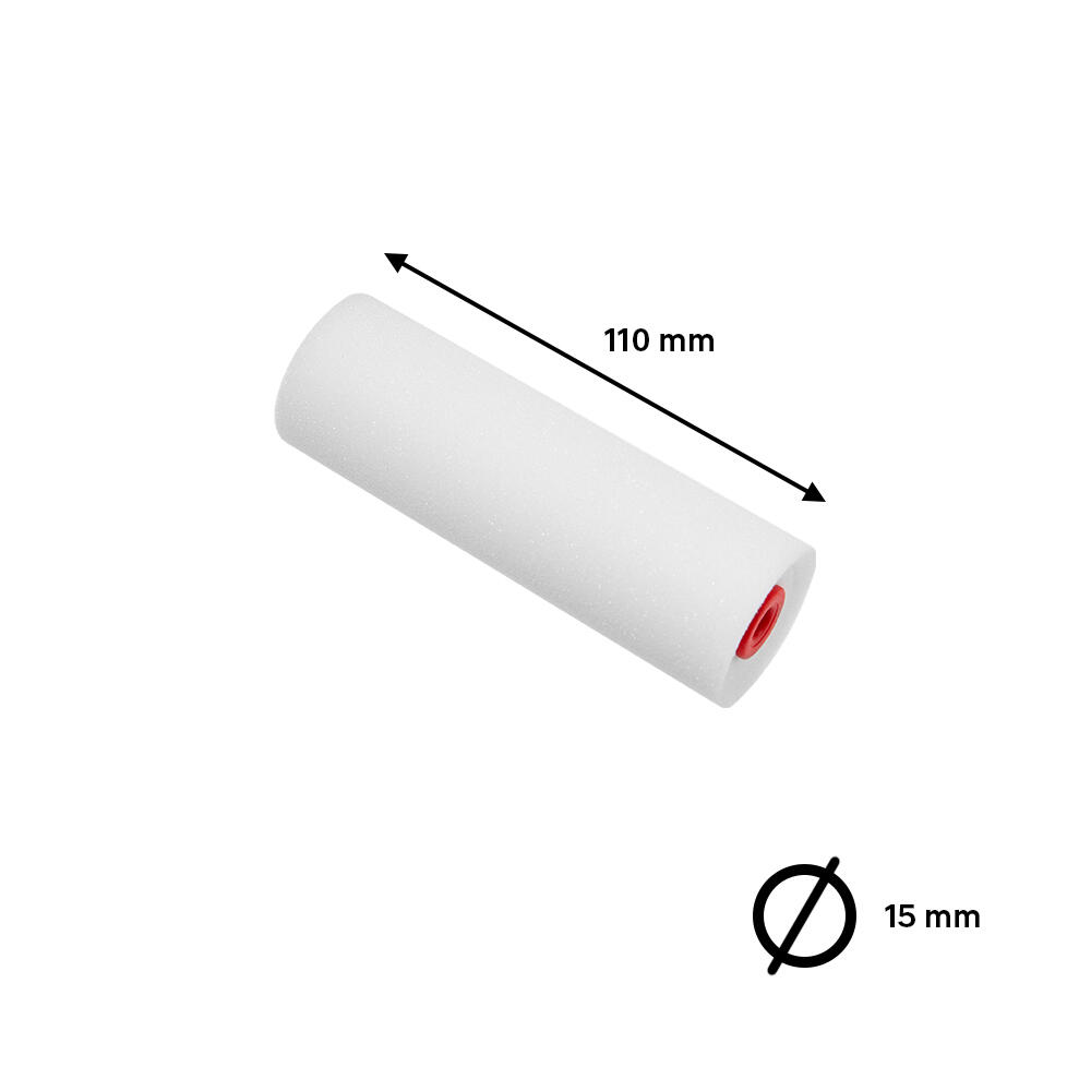 2 Recargas de rolo para lacar 110mm Dexter - 4