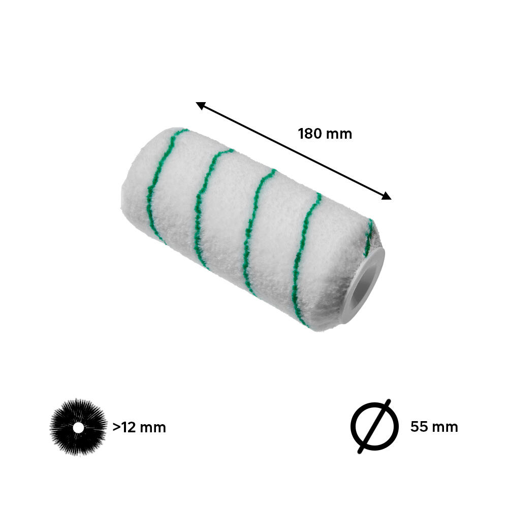 Recarga de rolo DEXTER PAREDES E TETOS IRREGULARES 18CM - 5