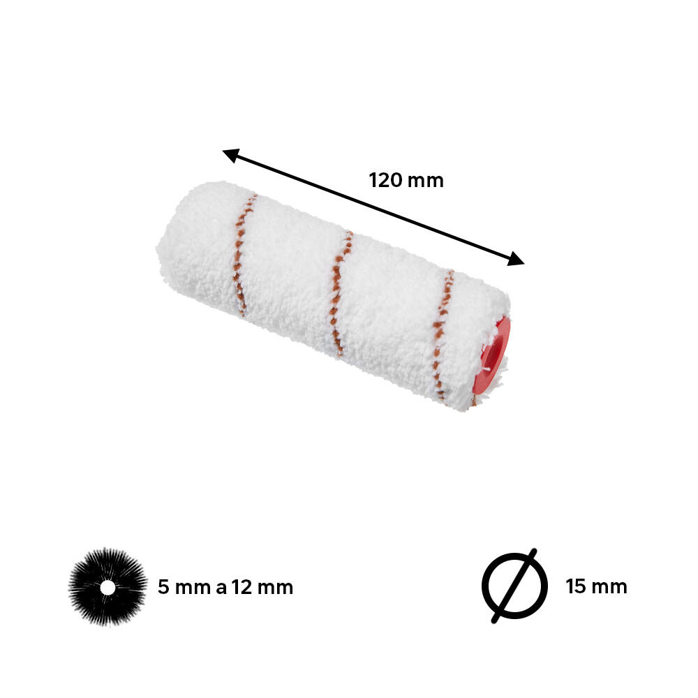 2 recargas rolo DEXTER PARA MADEIRA 120MM - 3