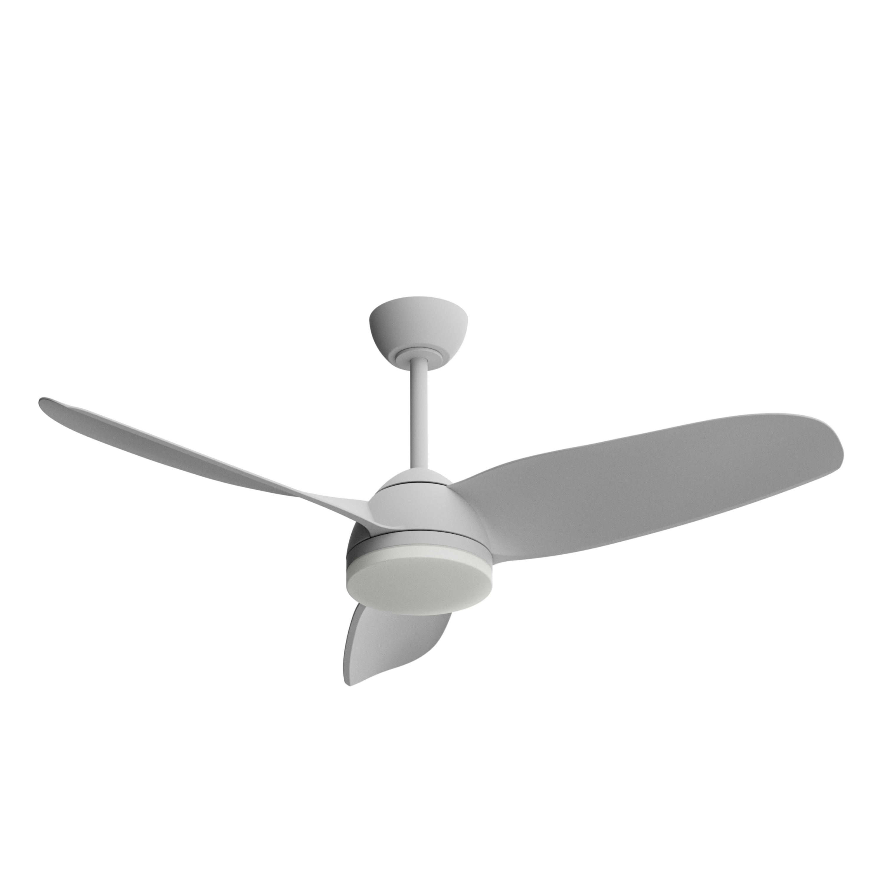 Ventilador de techo con luz silencioso DC 37W con mando ø132 cm Beach INSPIRE blanco luz CCT 3 aspas| 6 velocidades| modo verano/invierno| brisa| temporizador| recomendado de 20 a 40m² - 3