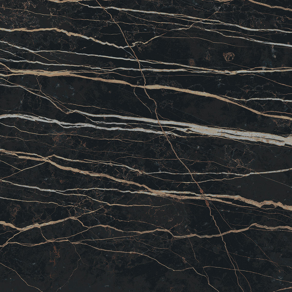 Carrelage sol / mur effet marbre black gold Rimini l.60 x L.60 cm - 3