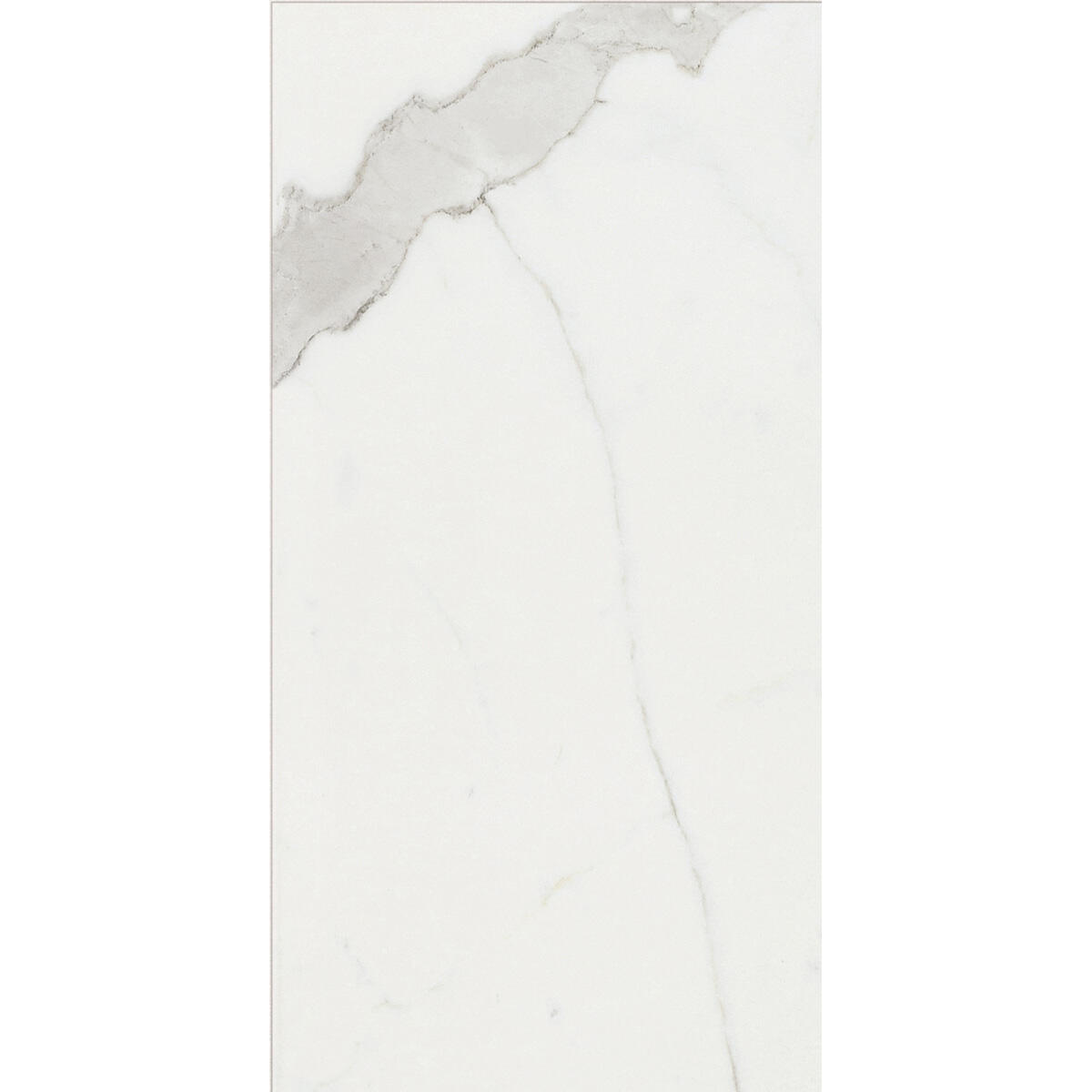 Carrelage sol intérieur / mur intérieur effet marbre blanc Rimini l.30 x L.60 cm - 3