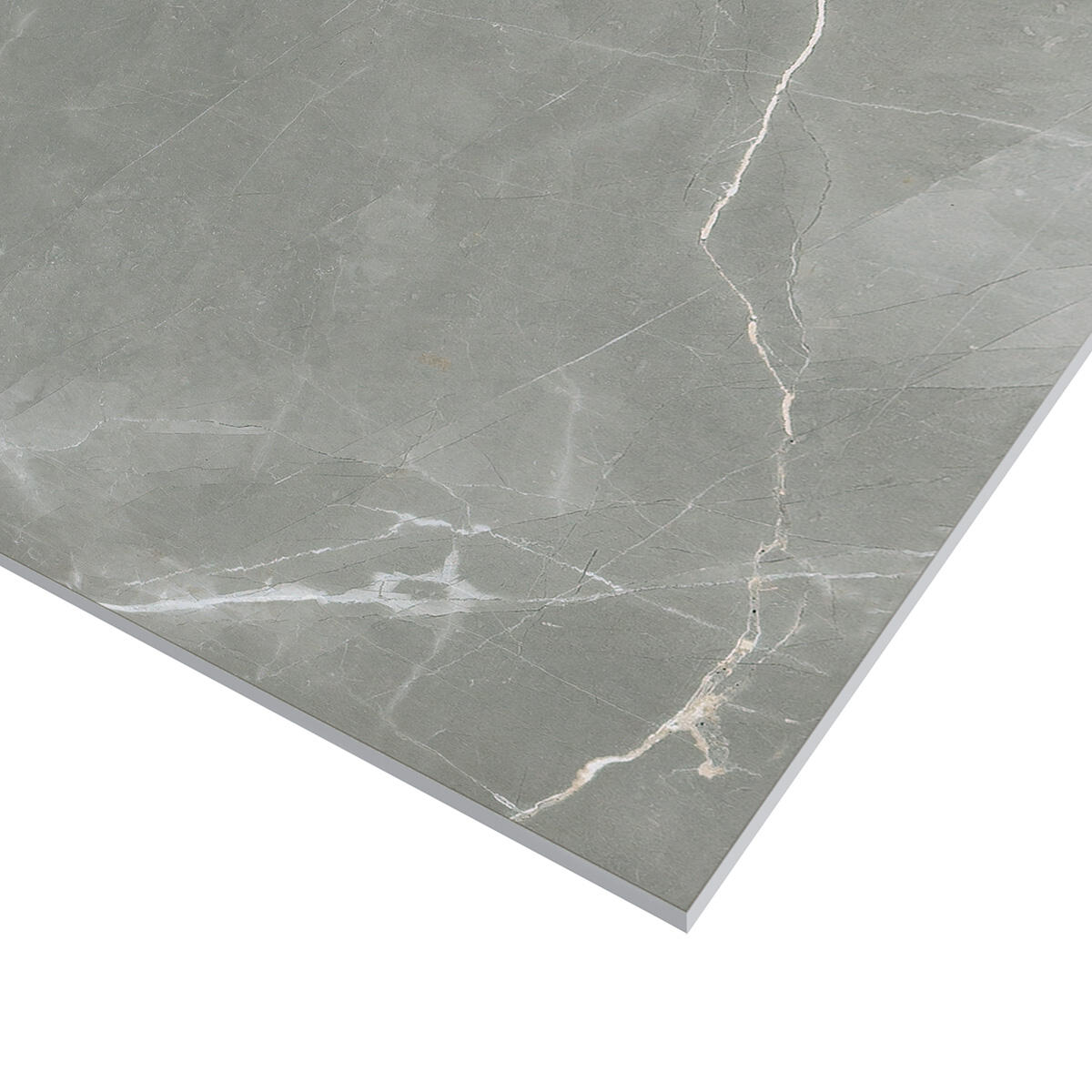 Lot de 2 plinthes Rimini, GRIS BRILL, l. 4.6 x L. 60 cm, Ep.9 mm - 9