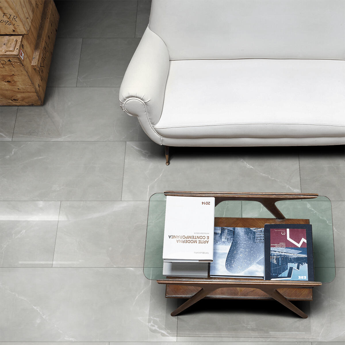Lot de 2 plinthes Rimini, GRIS BRILL, l. 4.6 x L. 60 cm, Ep.9 mm - 4