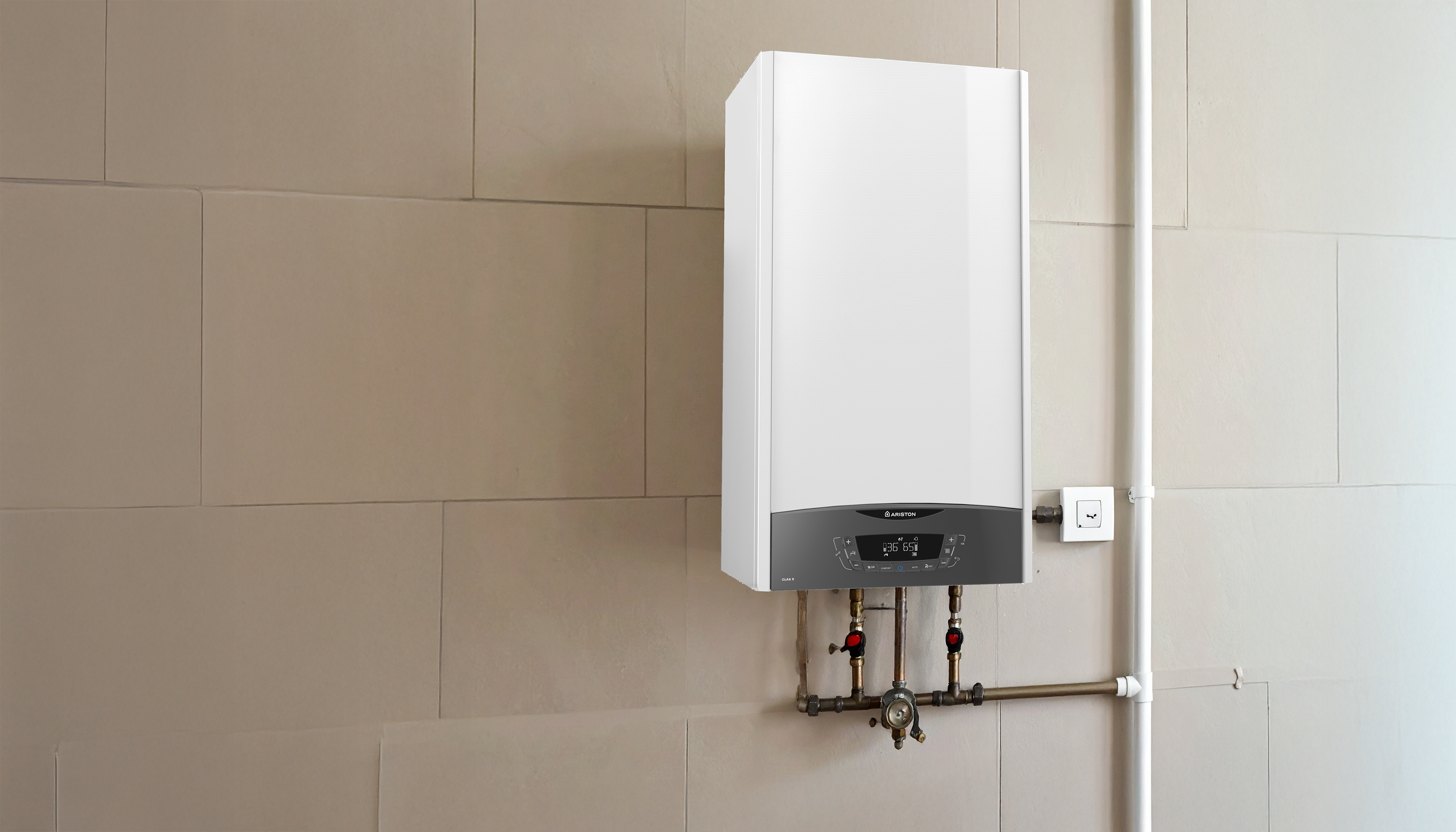 Kocioł gazowy 2-F CLAS X CF 25,8kW z otwartą komorą ARISTON - 2