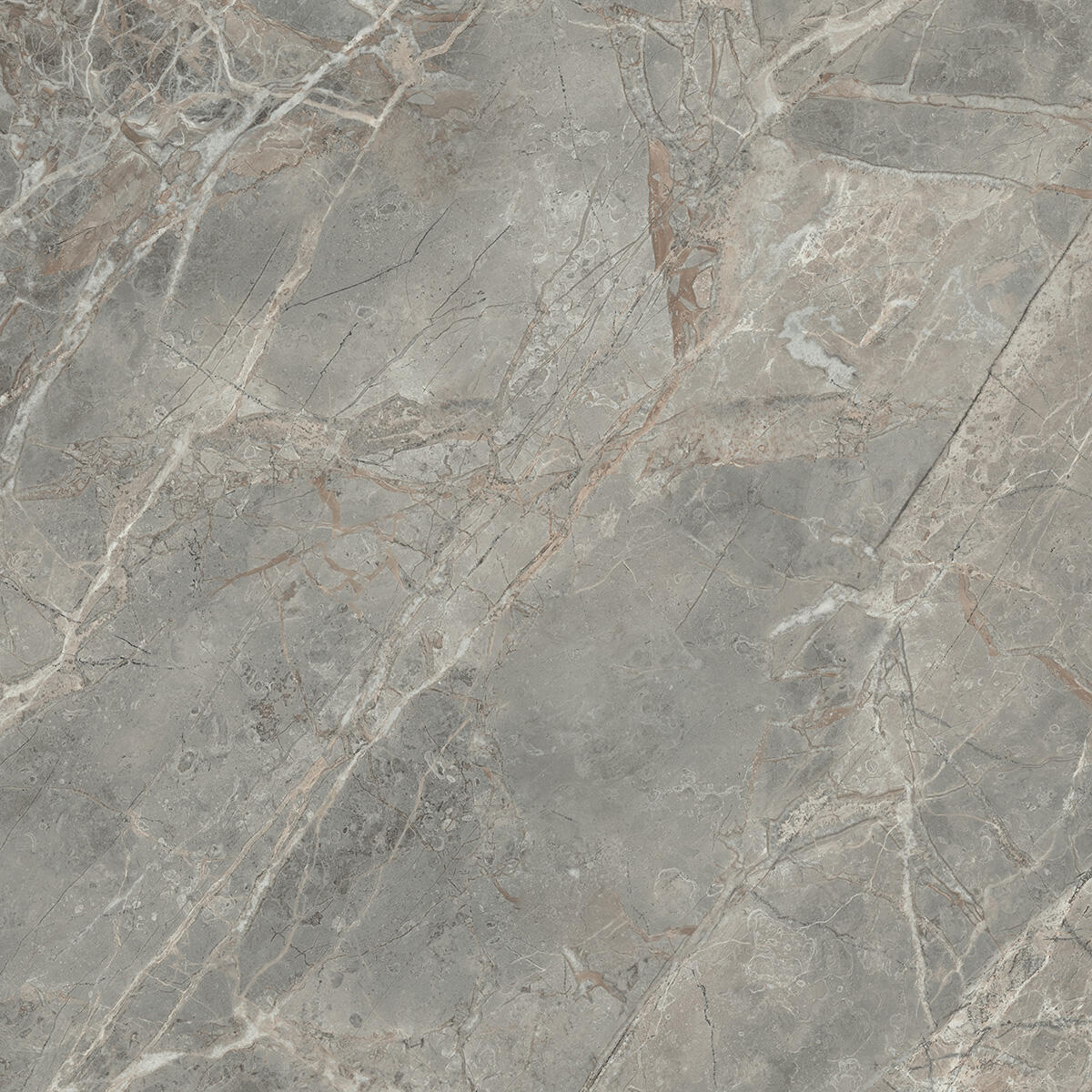 Carrelage sol intérieur / mur intérieur effet marbre marron Rimini l.60 x L.60 c - 4