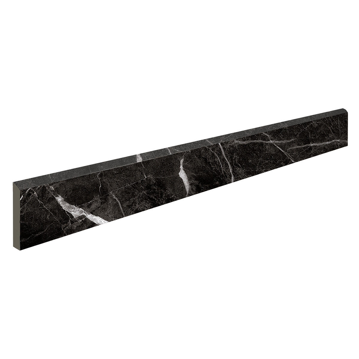 Lot de 2 plinthes Rimini, noir, l. 4.6 x L. 80 cm, Ep.9 mm - 2