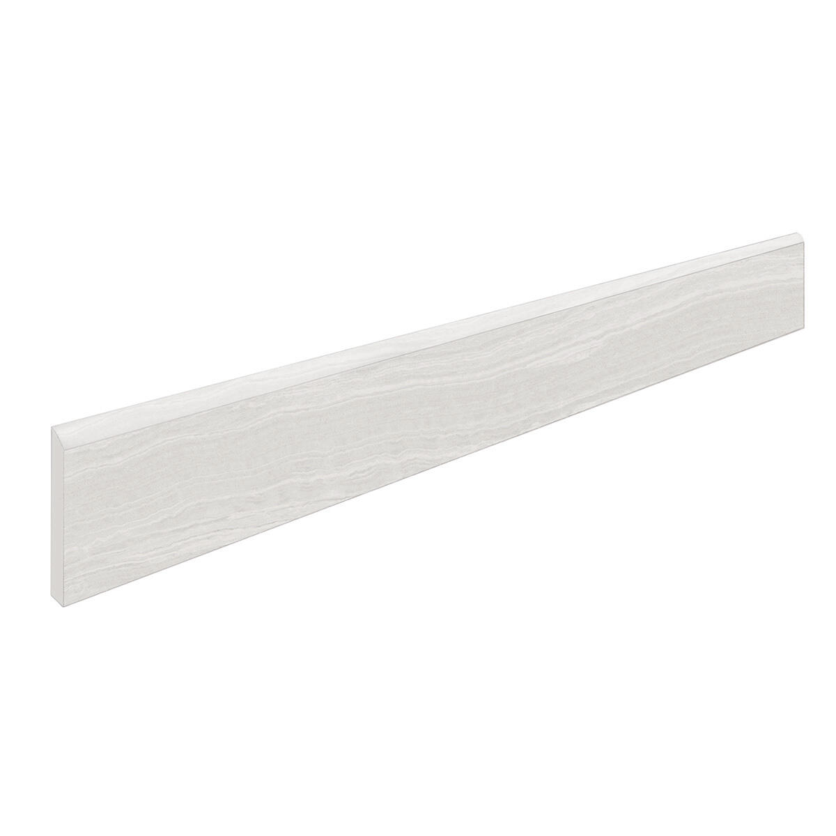 Lot de 2 plinthes carrelage Rimini, onyx blanc, Ht.  x L. 60 cm, Ep.9 mm - 3