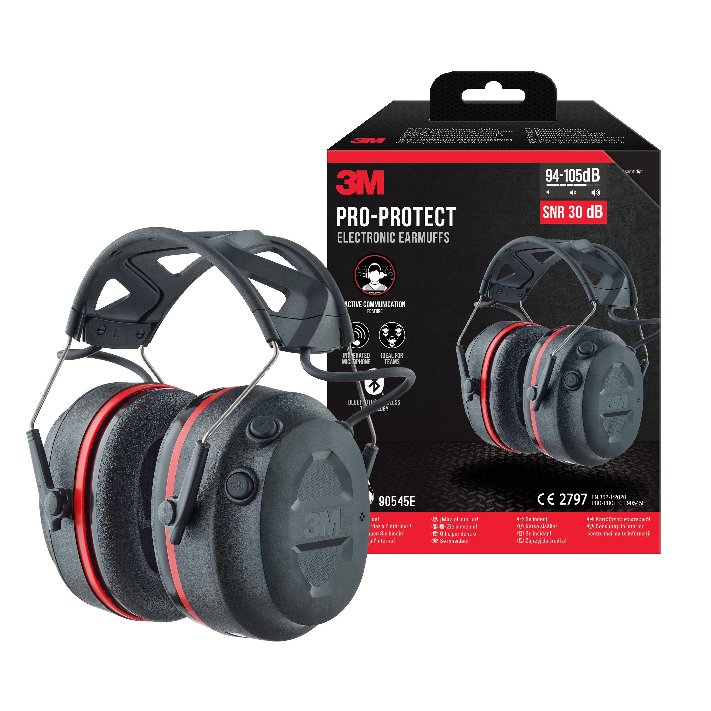 Protetor auditivo 3M Bluetooth SNR 30DB - 13