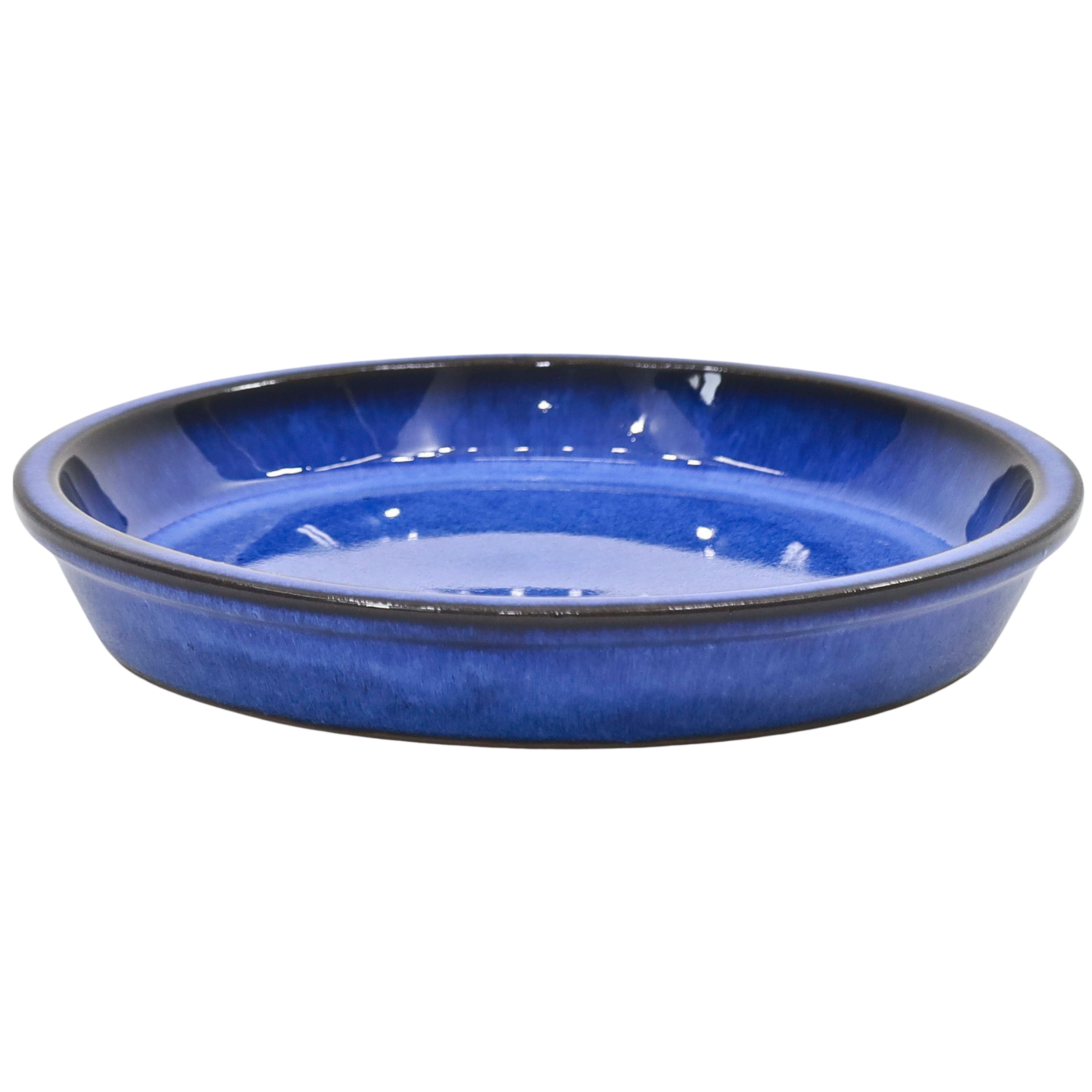 Podstawka pod doniczkę ceramiczna niebieski 43 cm Cermax