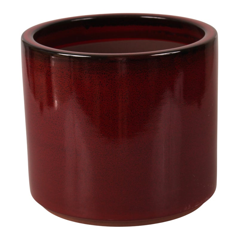 Doniczka szkliwiona czerwona 30 cm Cermax
