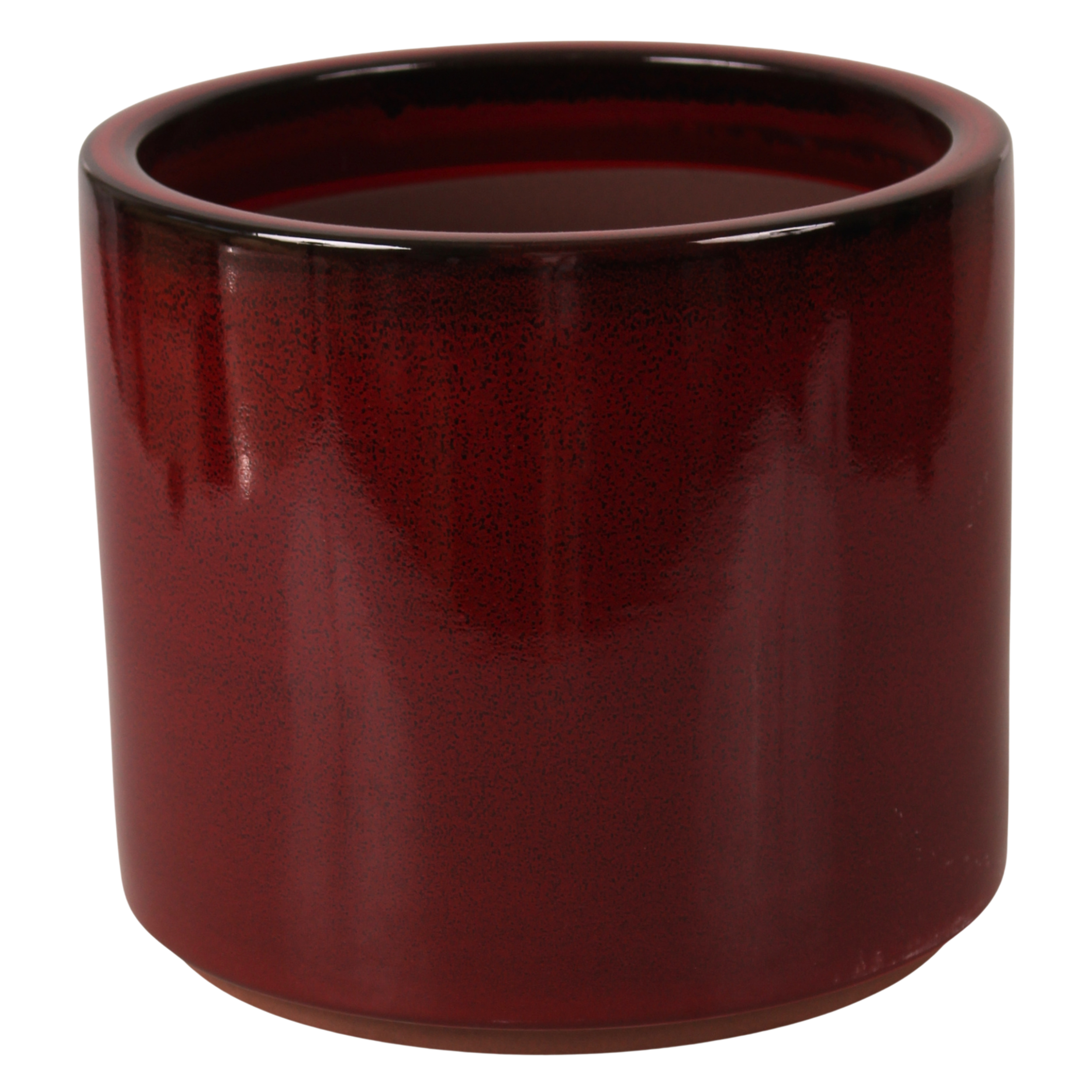 Doniczka szkliwiona czerwona 38 cm Cermax