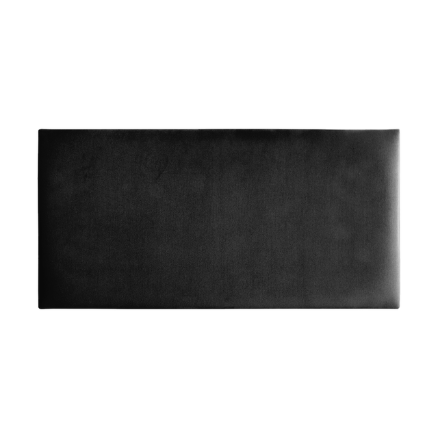 Panel tapicerowany 60x30 cm Slim prostokątny czarny RI100