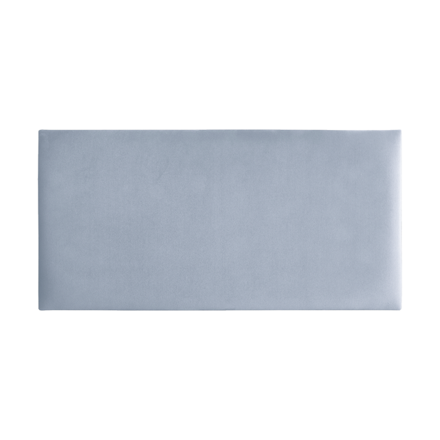 Panel tapicerowany 60x30 cm Slim prostokątny jasnoszary RI80