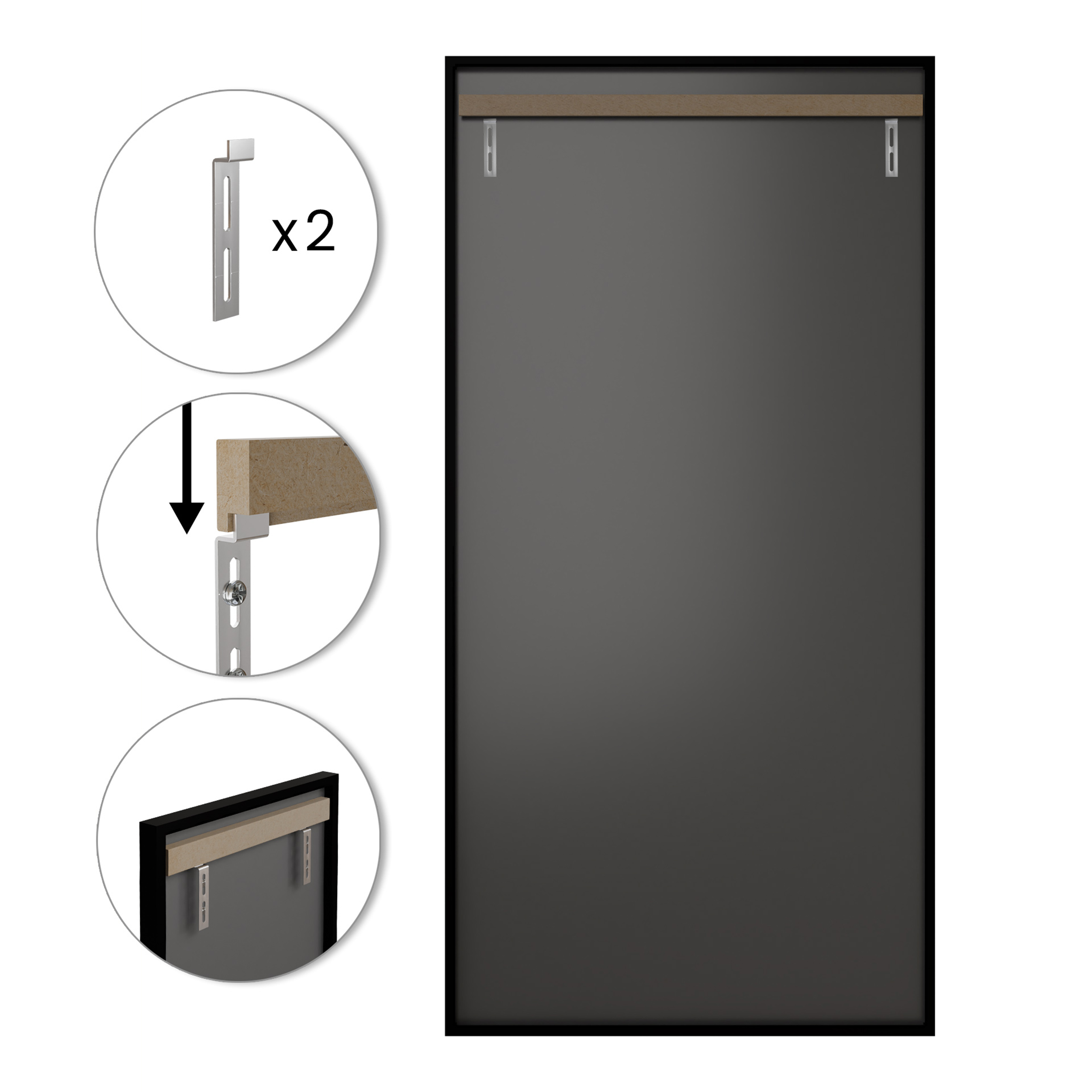 Panel lustrzany Styler 70 x 140 MODUŁ A - 6