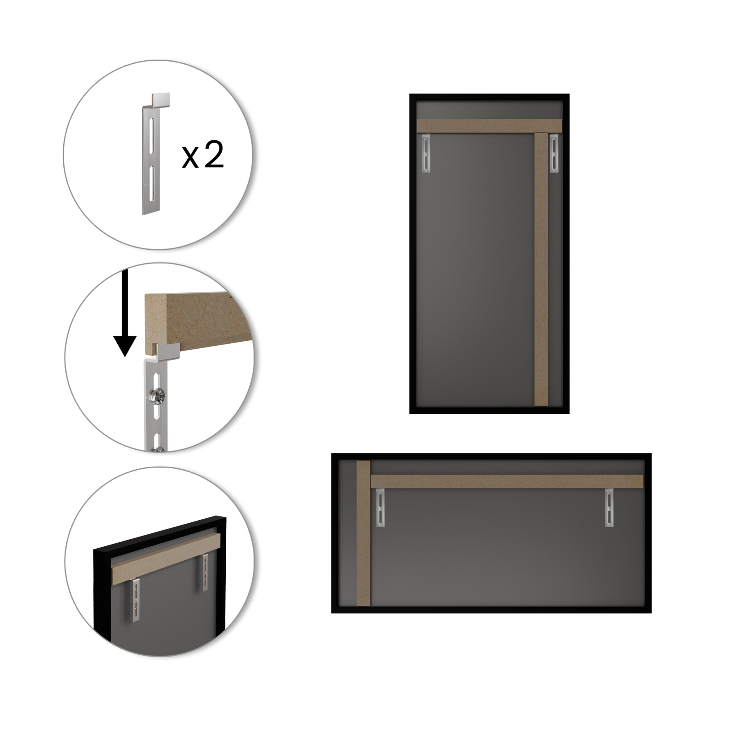 Panel lustrzany Styler 35 x 70 MODUŁ D - 6