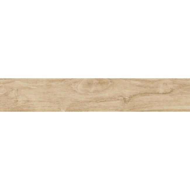 Suelo porcelánico Escandinavia efecto madera honey 19.6x120 cm C3 ...