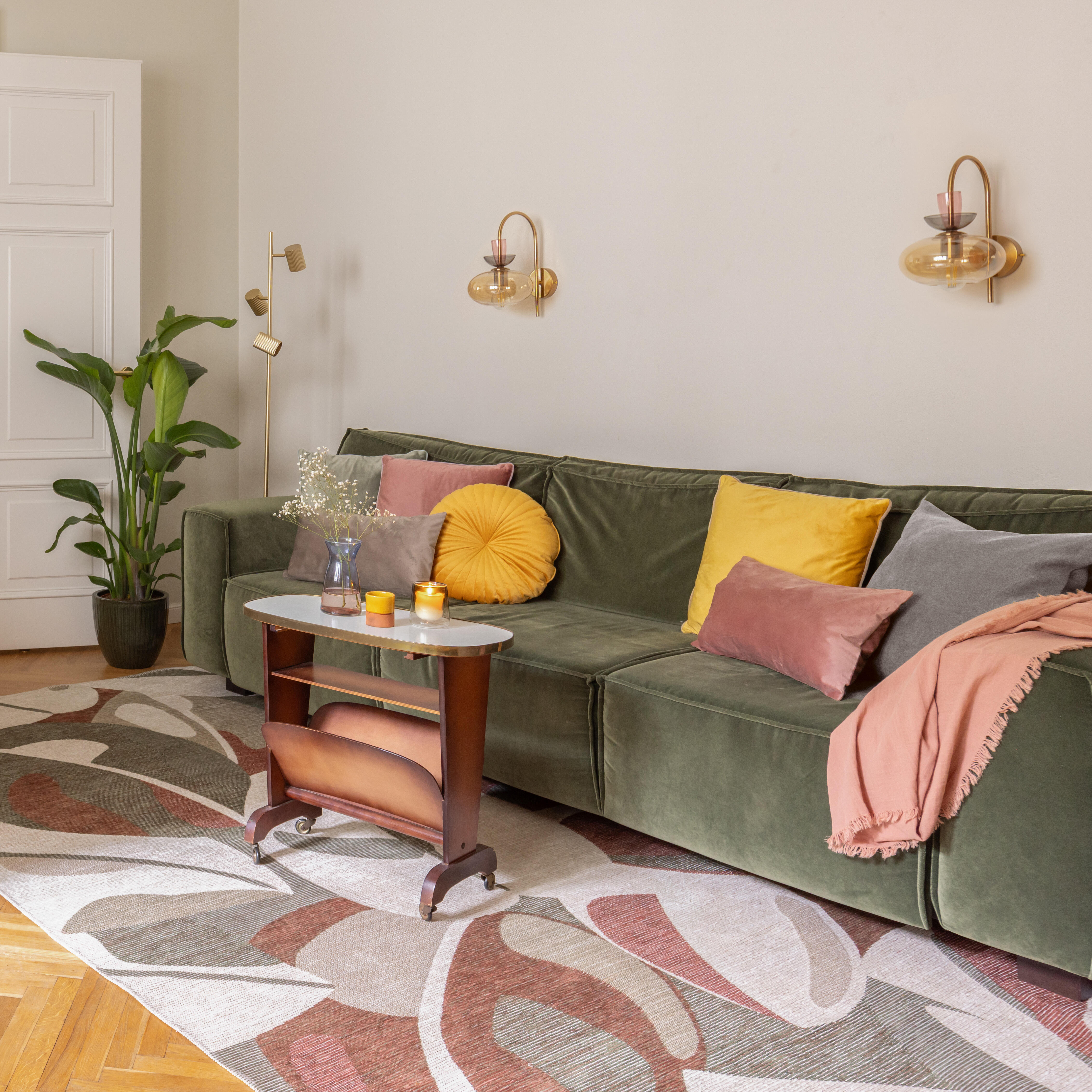 Kinkiet Fanda bursztyn E27 Italux - 2