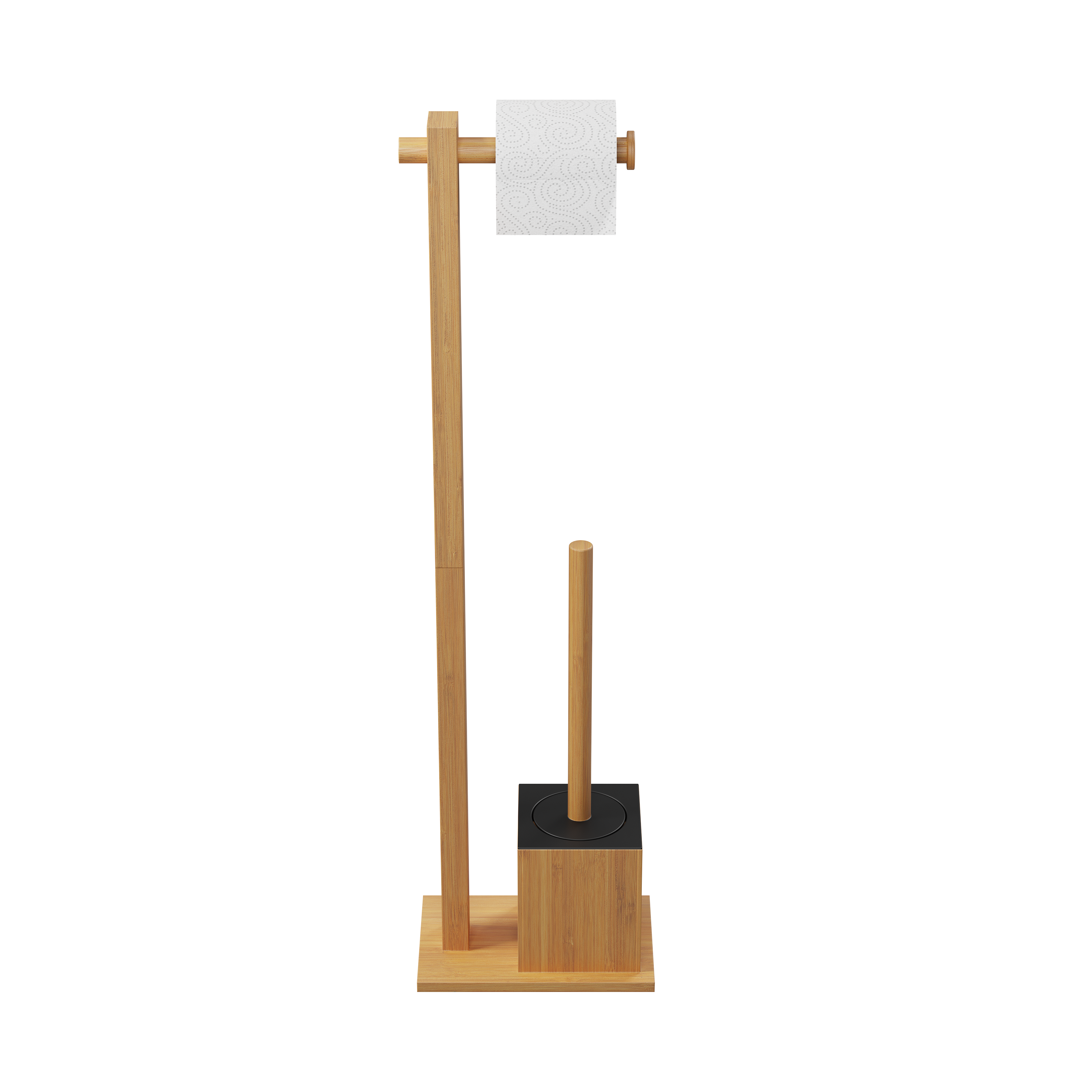 Stojak na papier toaletowy i szczotkę WC Natural Bambus Sensea - 4