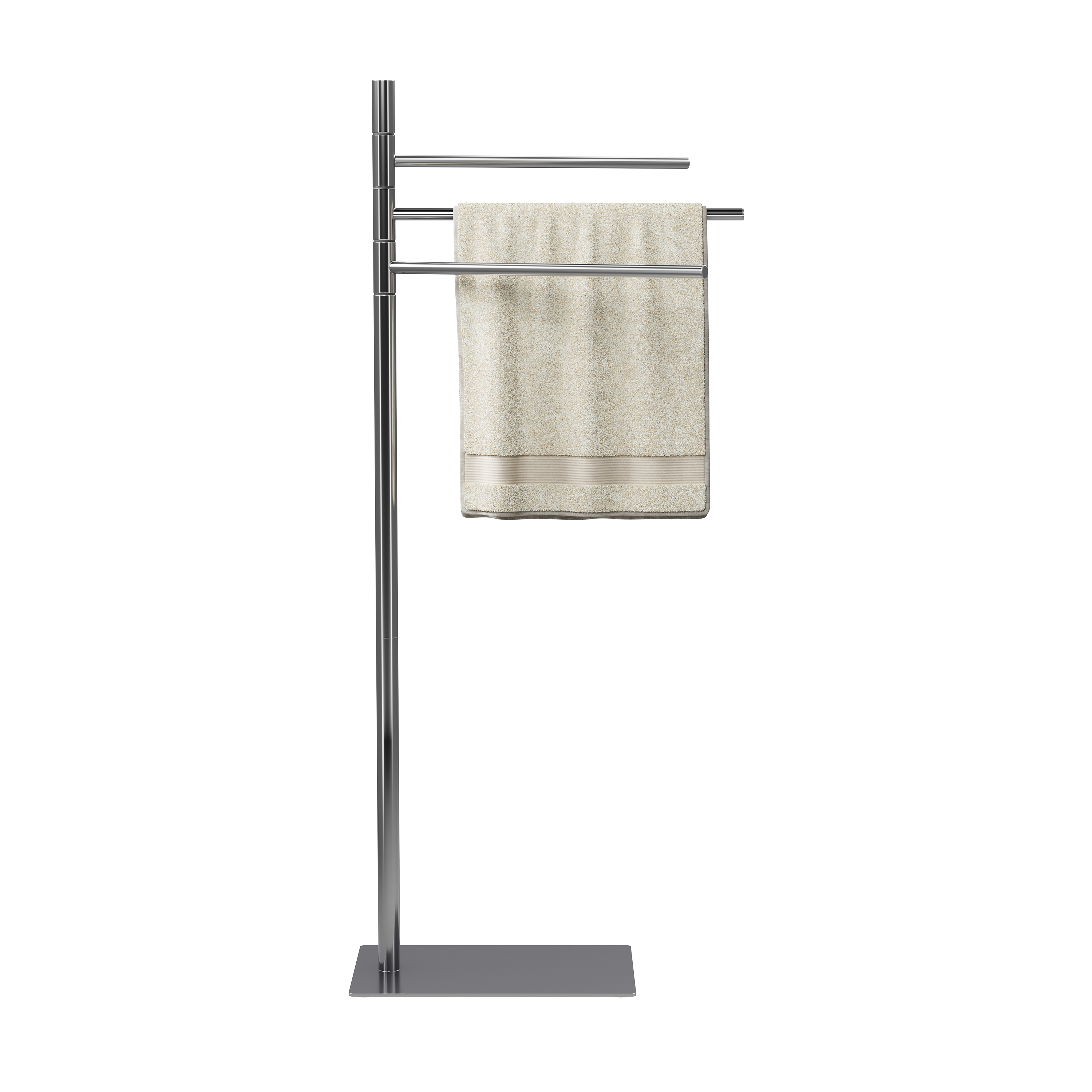 Porte-serviette sur pied Essential argent SENSEA - 4