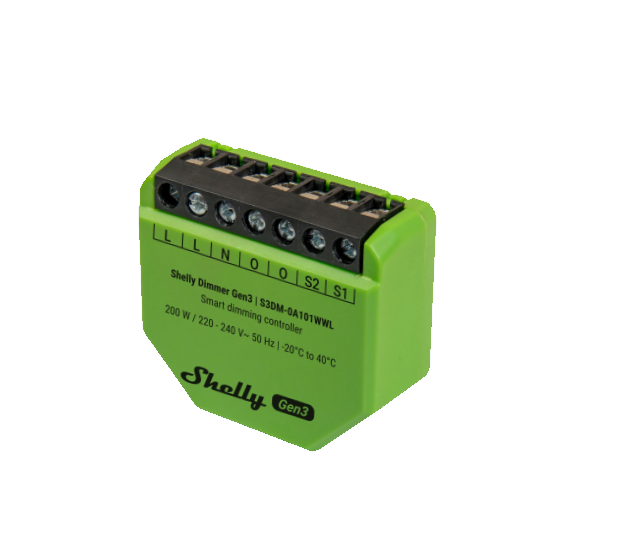 MÓDULO DIMMER-MEDIDOR WIFI 2 CANALES SHELLY