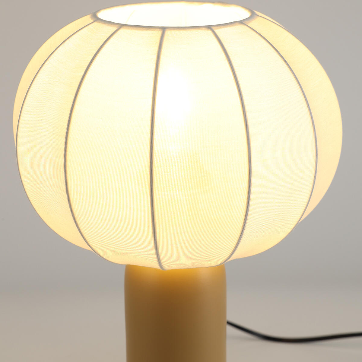 Lampe Chiquita, fer, blanc, H.37.5 cm, E27 - 5