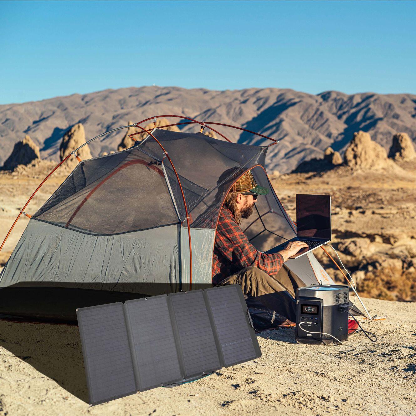 Panneau solaire biface pliable, 160w, ECOFLOW - 3