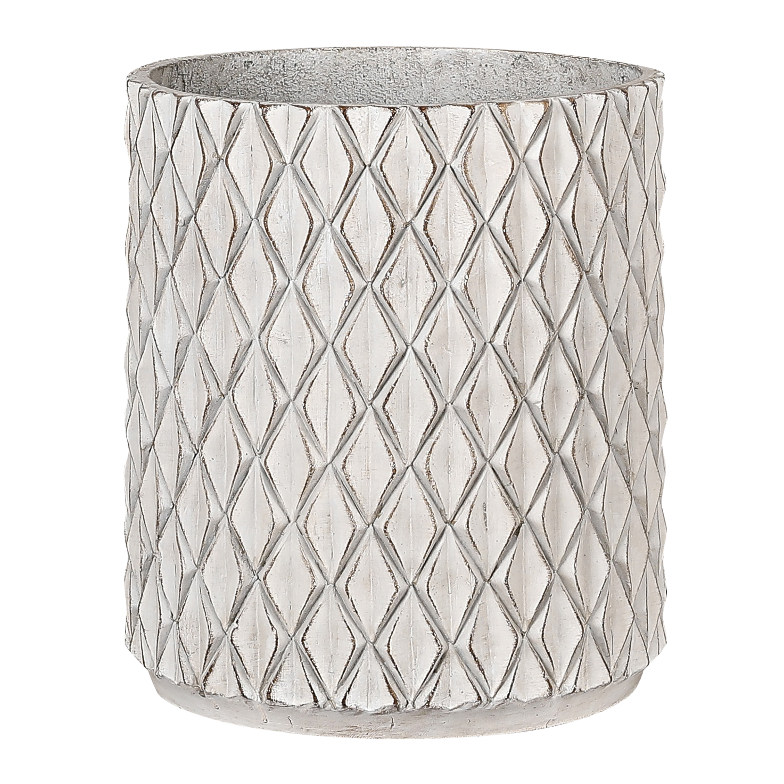 Donica Otranto 30cm biała pozłacana Direct Home and Garden