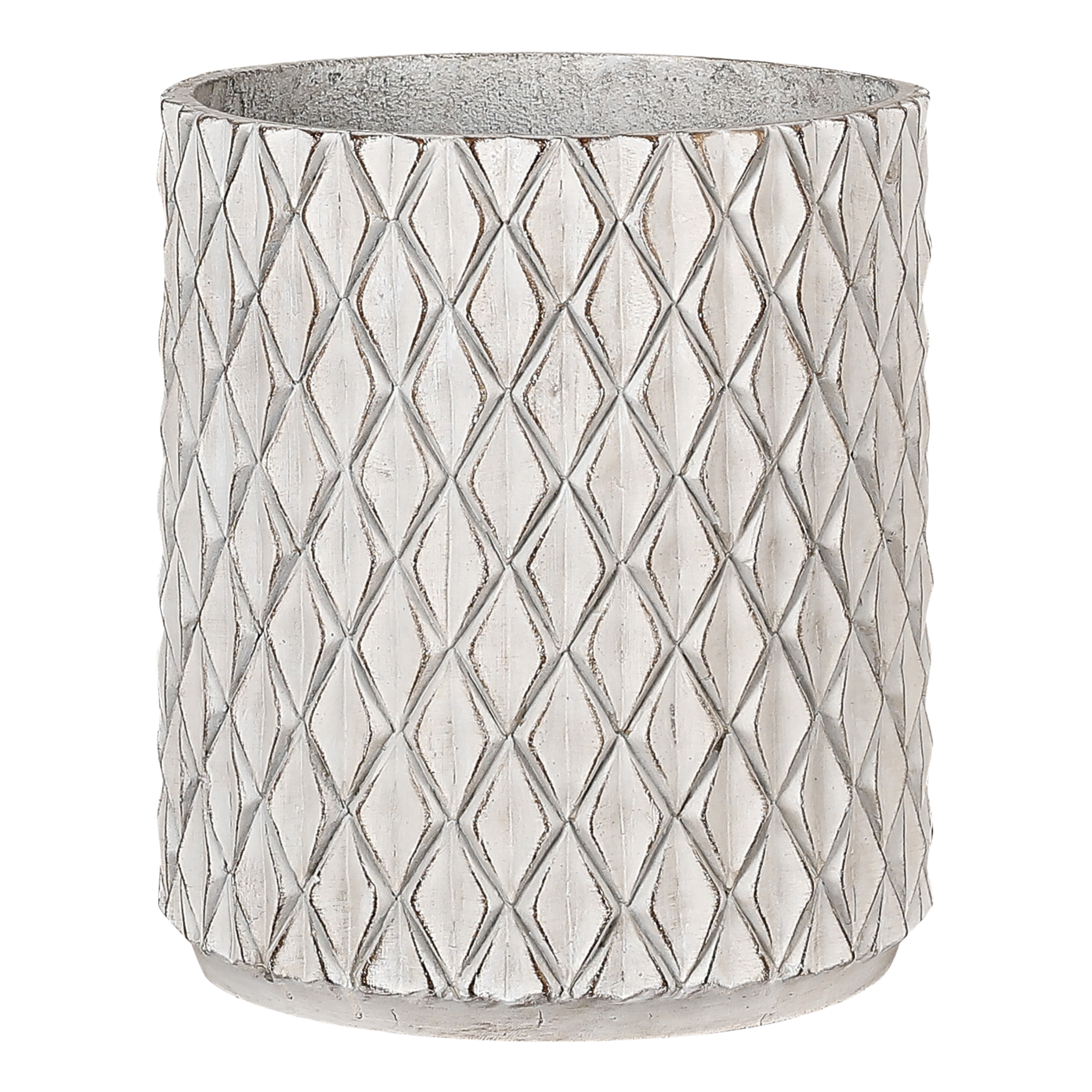 Donica Otranto 36cm biała pozłacana Direct Home and Garden