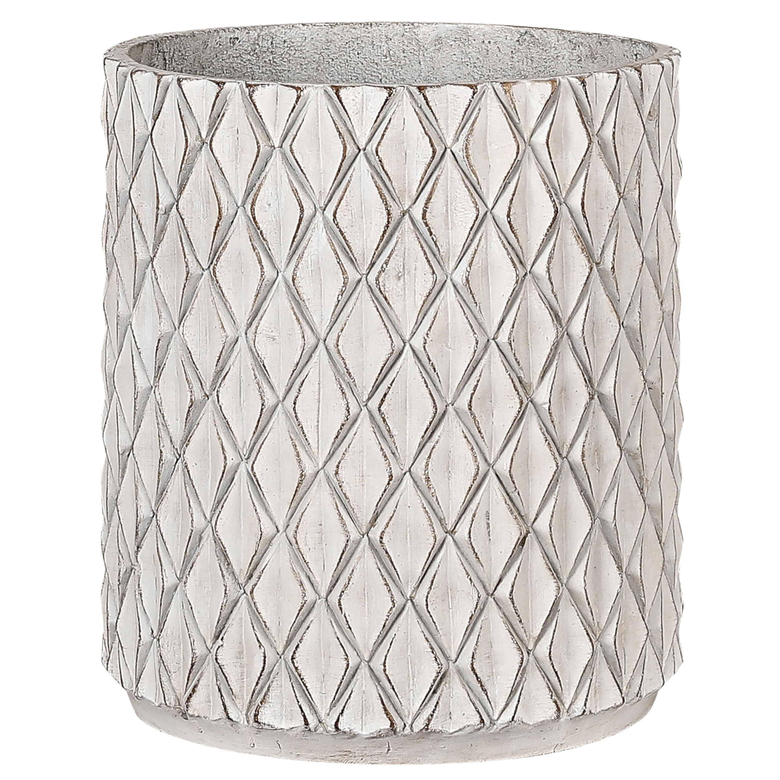 Donica Otranto 44cm biała pozłacana Direct Home and Garden