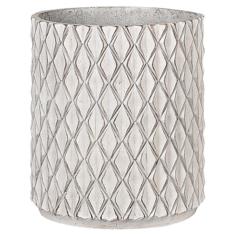 Donica Otranto 44cm biała pozłacana Direct Home and Garden