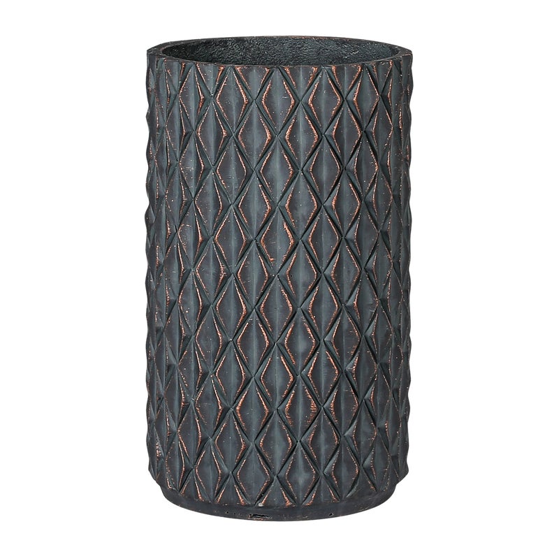 Donica Perugia 25 cm szary pozłacany Direct Home and Garden