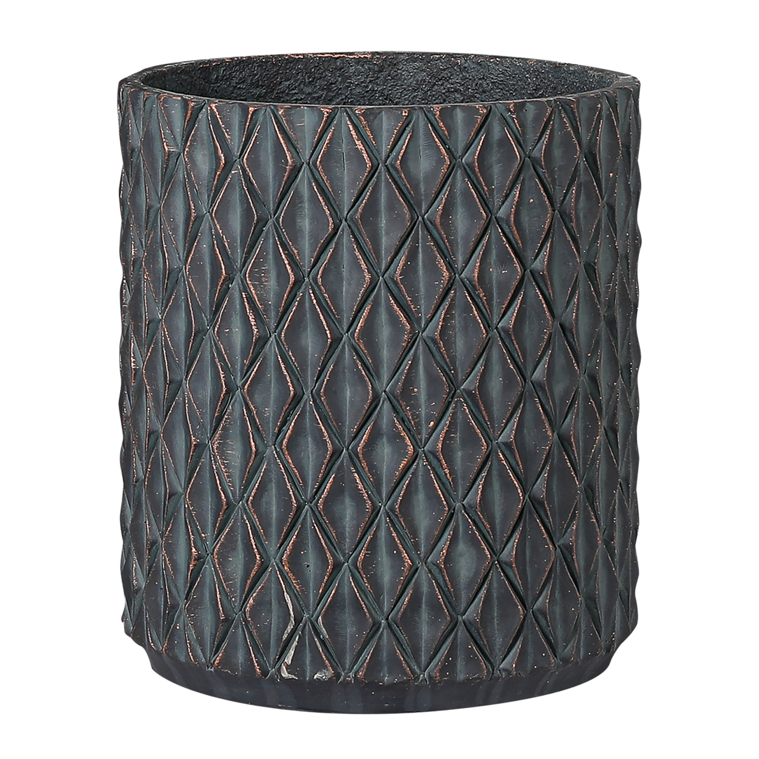 Donica Otranto 30cm szara pozłacana Direct Home and Garden