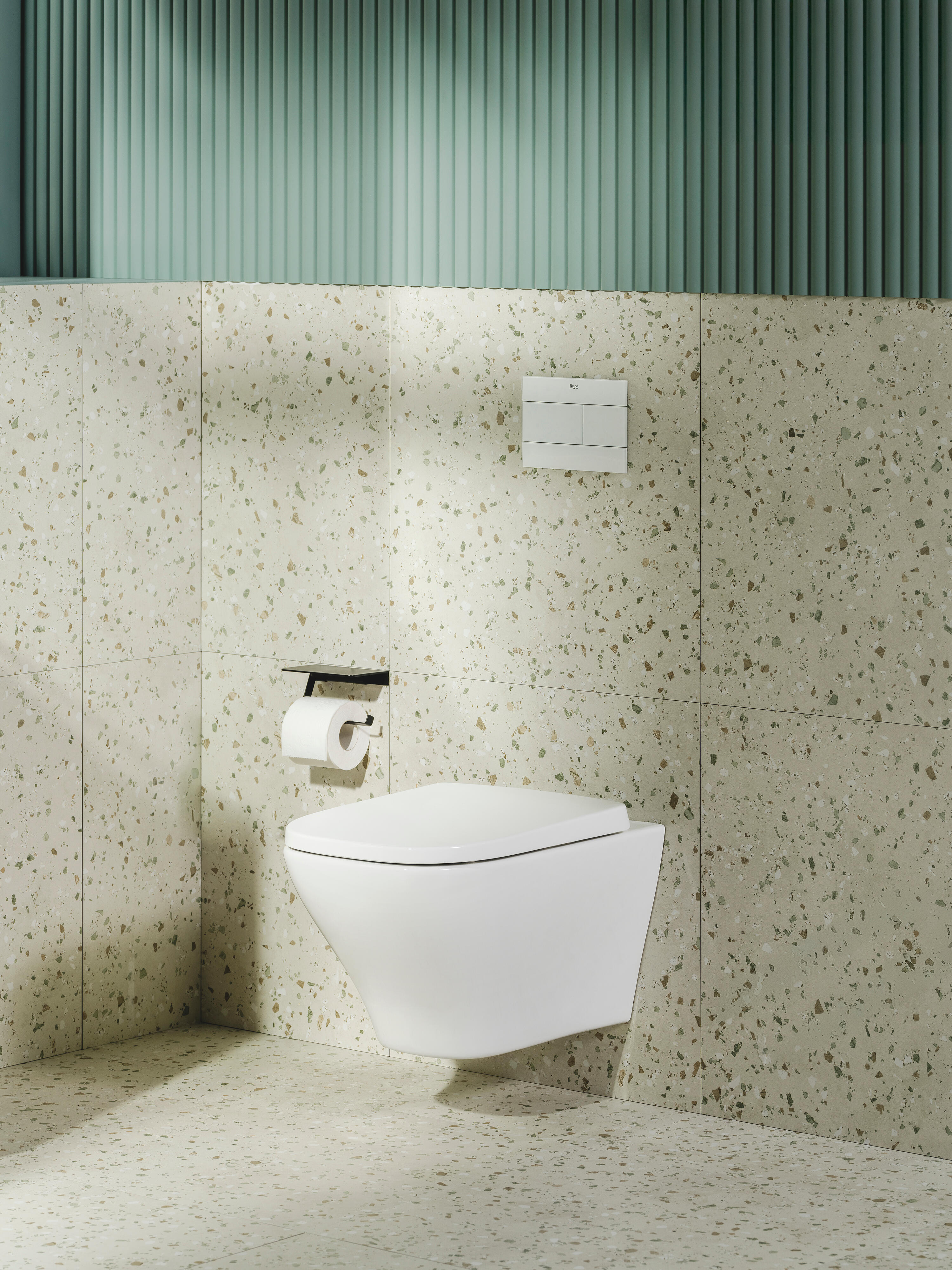 Miska WC wisząca bezkołnierzowa Adagio wirowa Roca Rimless® Vortex - 3