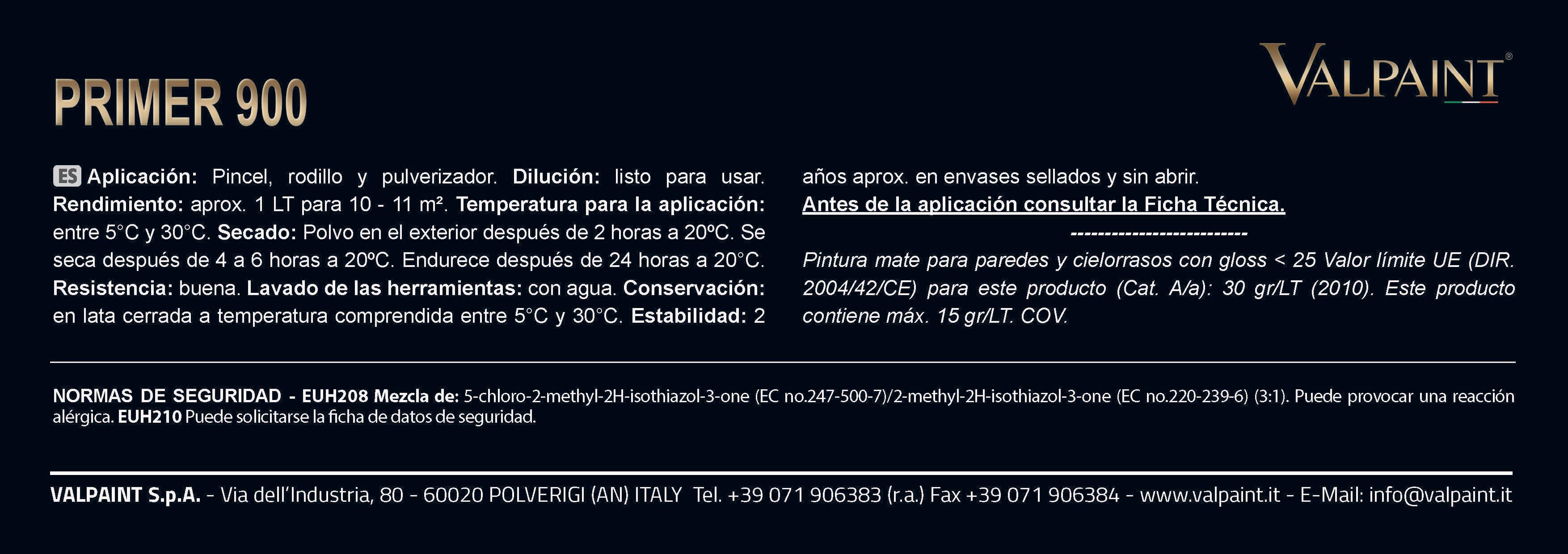 IMPRIMACIÓN PRIMER 900 1L GRIS - 2