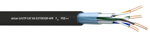 CABLE DE DATOS U/UTP CAT6A CU FCA POE++ 100M